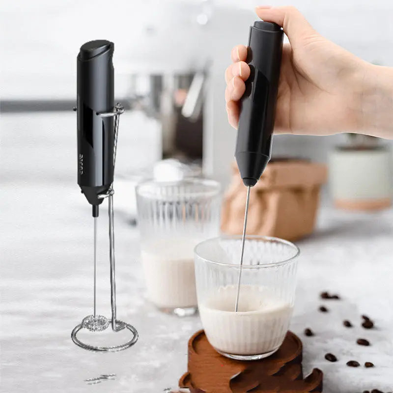 USB Rechargeable Electric Milk Frother Wand
