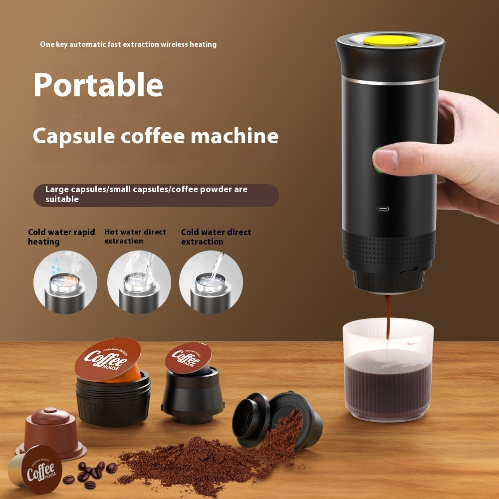 Portable Espresso Coffee Maker for Travel & Camping
