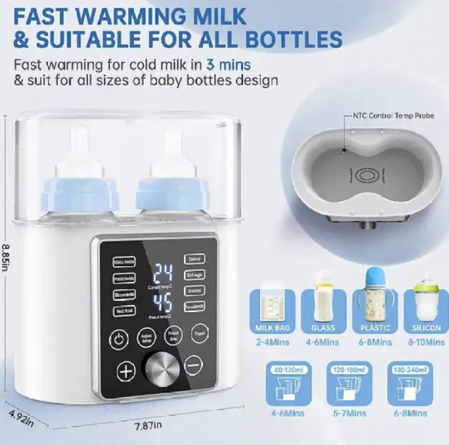 Portable Electric Baby Bottle Warmer for Travel