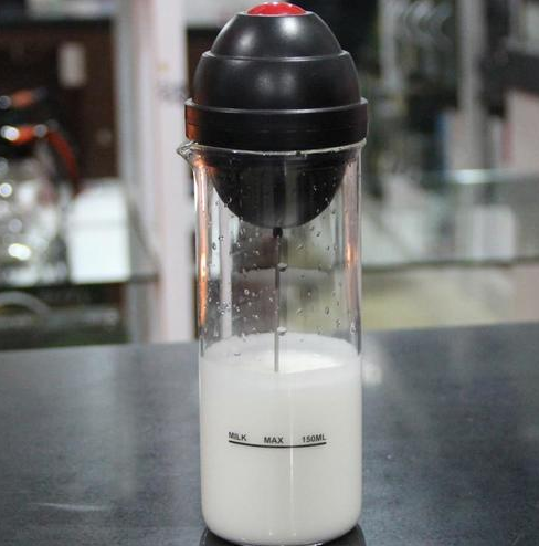 Electric Milk Frother & Self-Stirring Mixing Cup