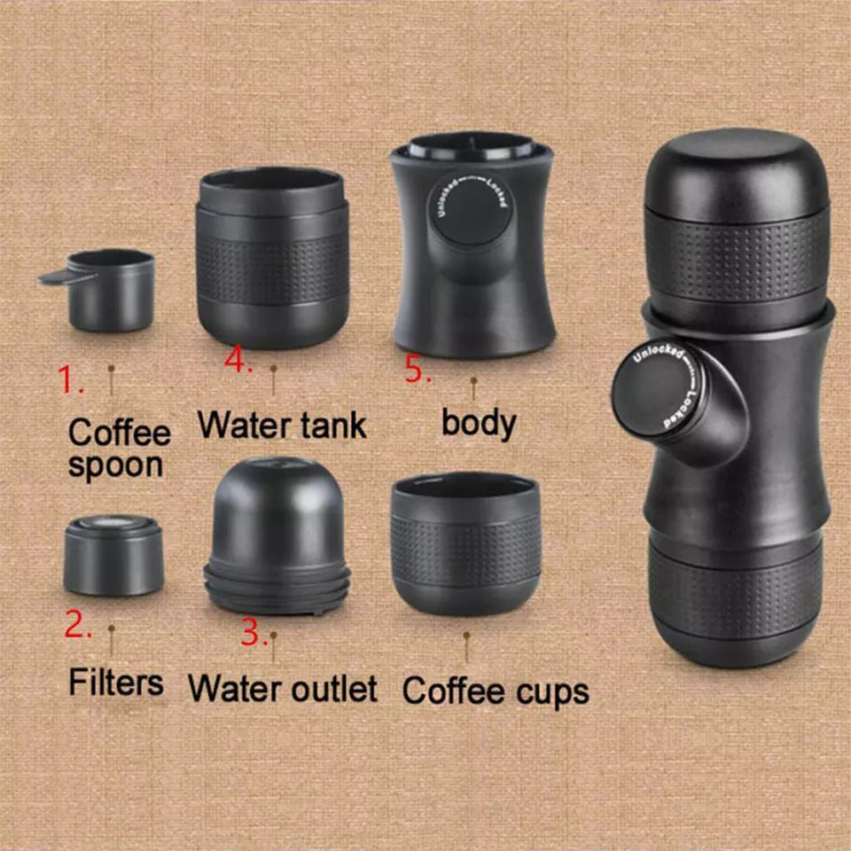 Portable Handheld Coffee Maker for Travel & Camping