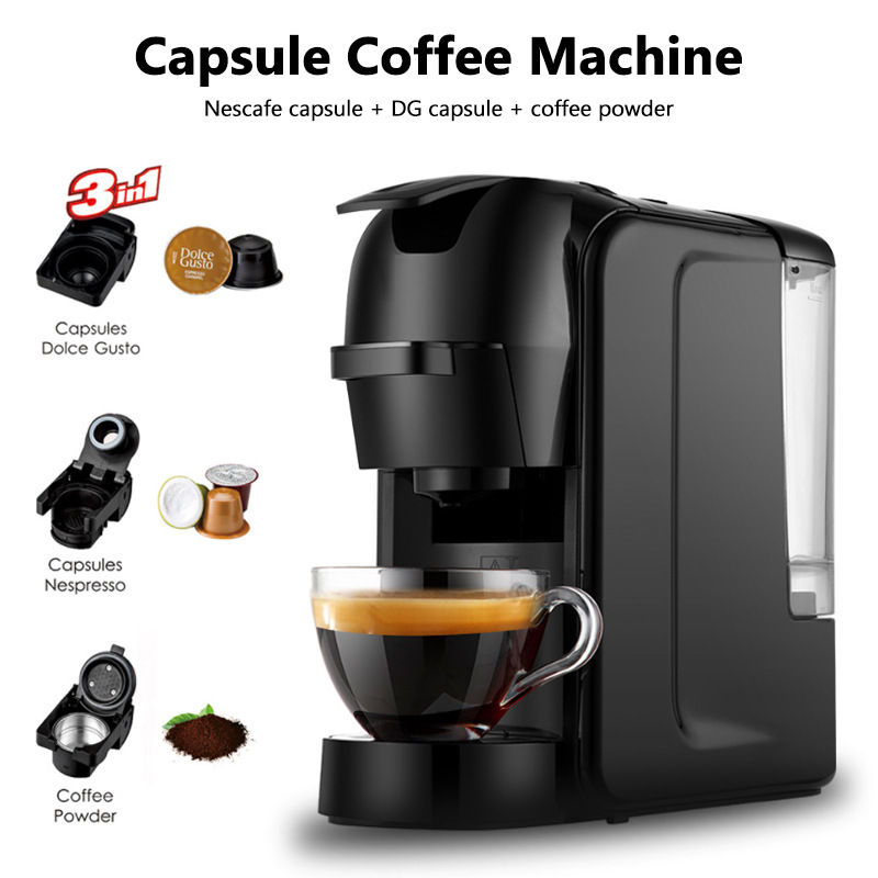 Single-Serve Capsule Coffee Machine for Home & Office