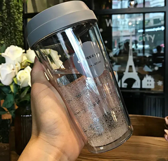 Dual-Use Insulated Travel Coffee Mug with Lid